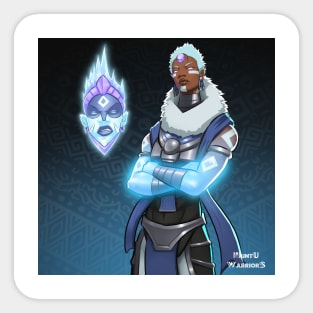 Muntu Warriors - Frozen Collection Sticker